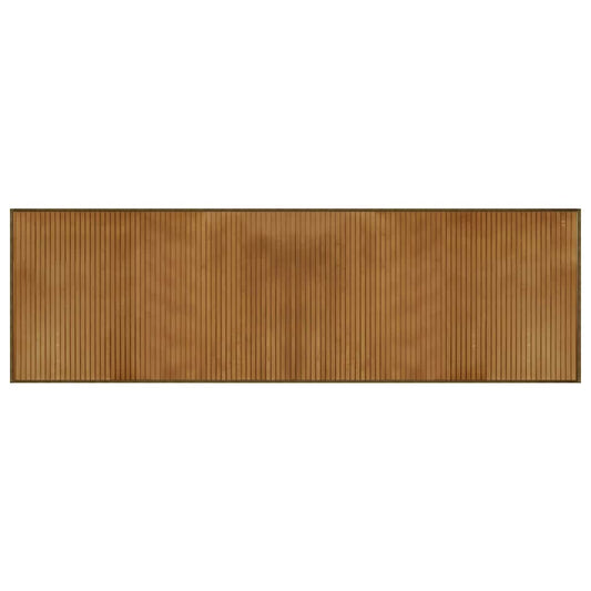 vidaXL Rug Rectangular Brown 60x200 cm Bamboo