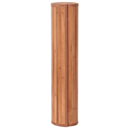 vidaXL Rug Rectangular Brown60x200 cm Bamboo