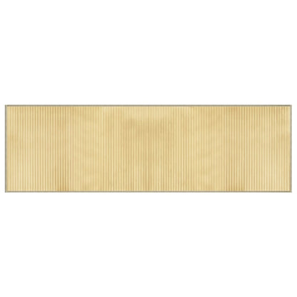 vidaXL Rug Rectangular Light Natural60x200 cm Bamboo