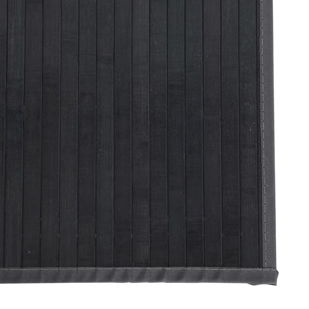 vidaXL Rug Rectangular Grey 60x200 cm Bamboo