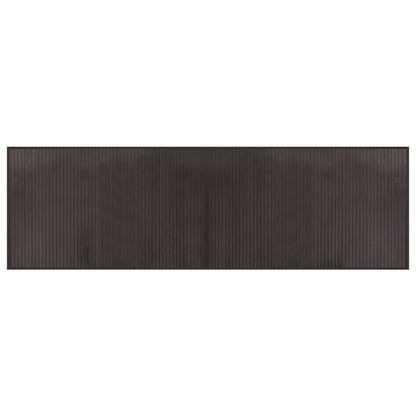 vidaXL Rug Rectangular Dark Brown60x200 cm Bamboo