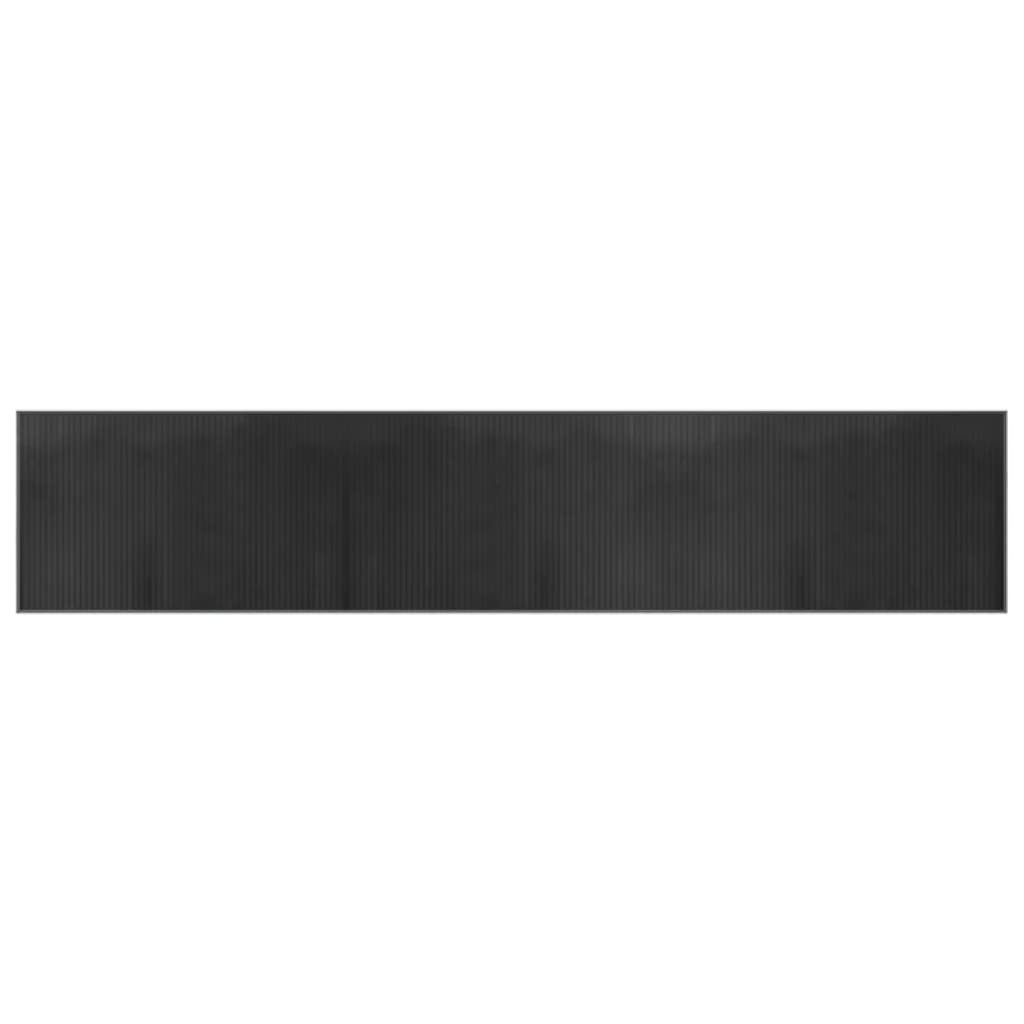vidaXL Rug Rectangular Grey60x300 cm Bamboo