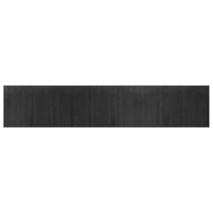 vidaXL Rug Rectangular Grey60x300 cm Bamboo