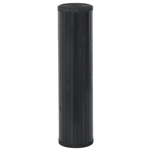vidaXL Rug Rectangular Black60x400 cm Bamboo