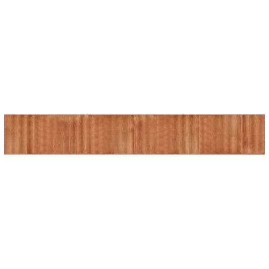 vidaXL Rug Rectangular Brown60x400 cm Bamboo