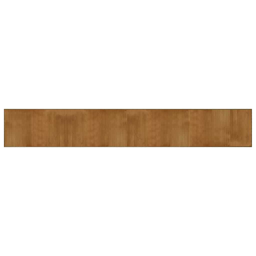 vidaXL Rug Rectangular Brown 60x400 cm Bamboo