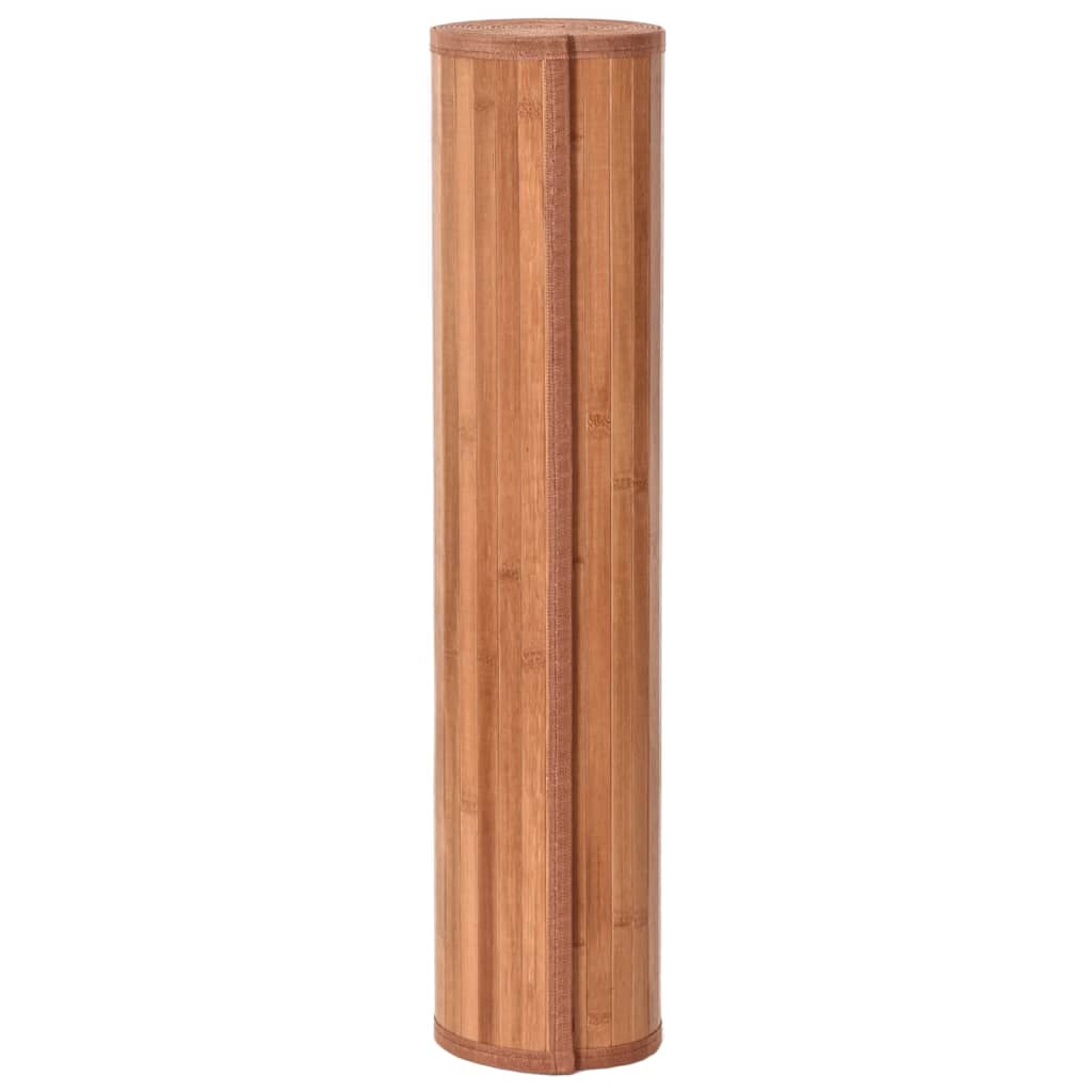 vidaXL Rug Rectangular Brown60x400 cm Bamboo