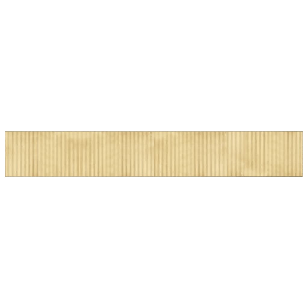 vidaXL Rug Rectangular Light Natural 60x400 cm Bamboo
