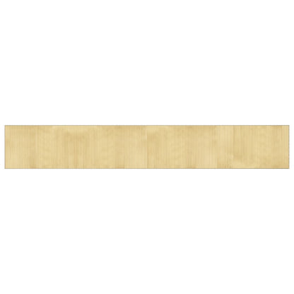 vidaXL Rug Rectangular Light Natural 60x400 cm Bamboo