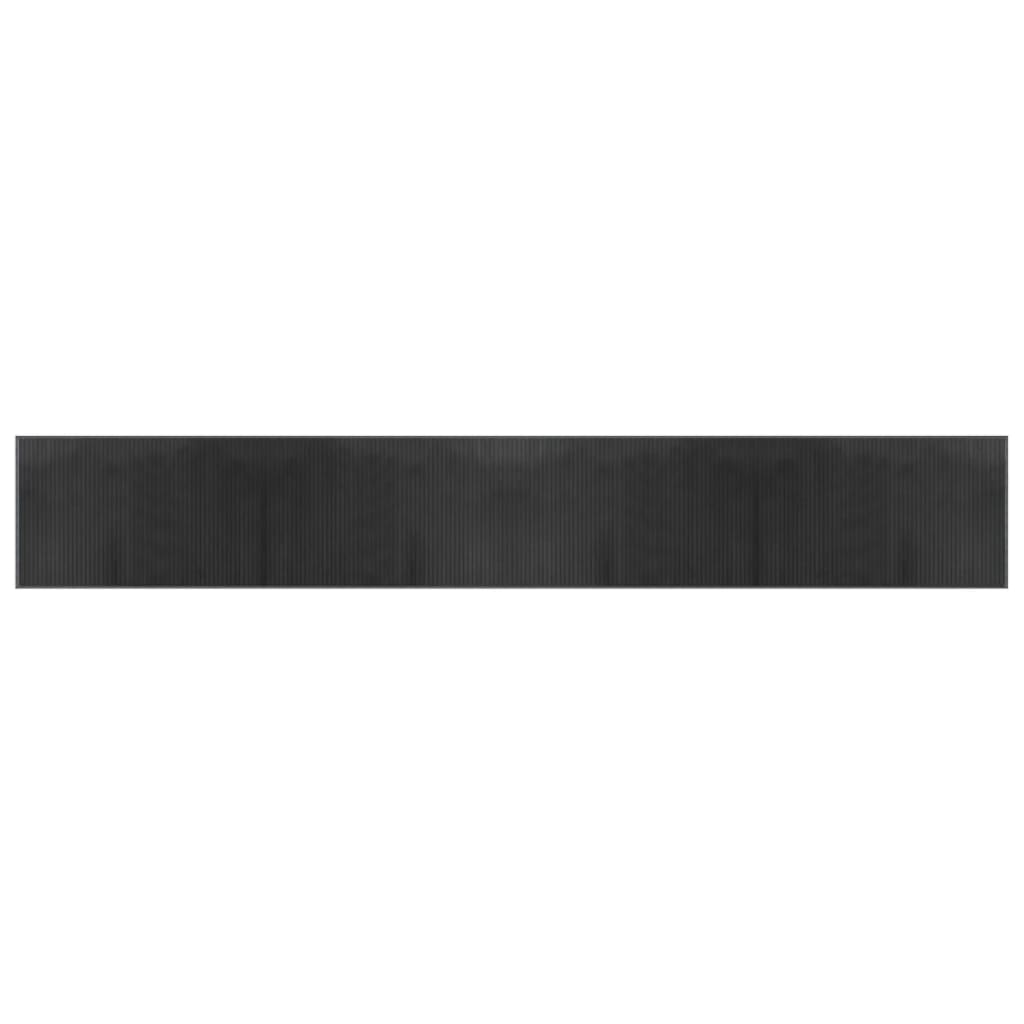 vidaXL Rug Rectangular Grey60x400 cm Bamboo