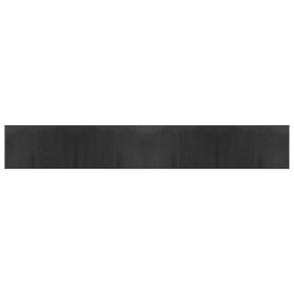 vidaXL Rug Rectangular Grey60x400 cm Bamboo