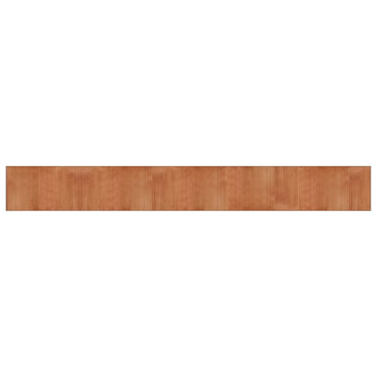 vidaXL Rug Rectangular Brown60x500 cm Bamboo