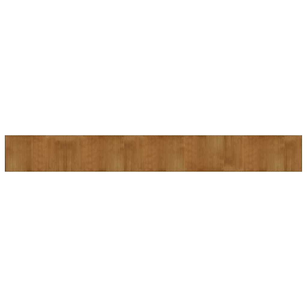 vidaXL Rug Rectangular Brown 60x500 cm Bamboo