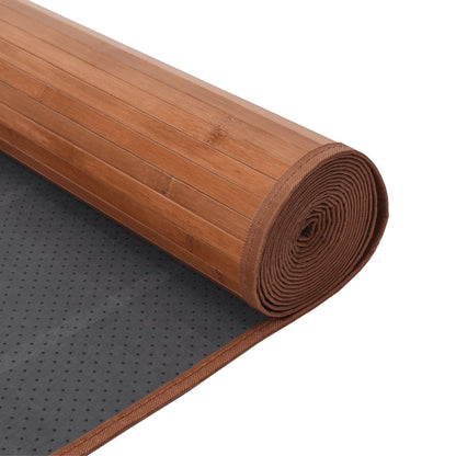 vidaXL Rug Rectangular Brown60x500 cm Bamboo