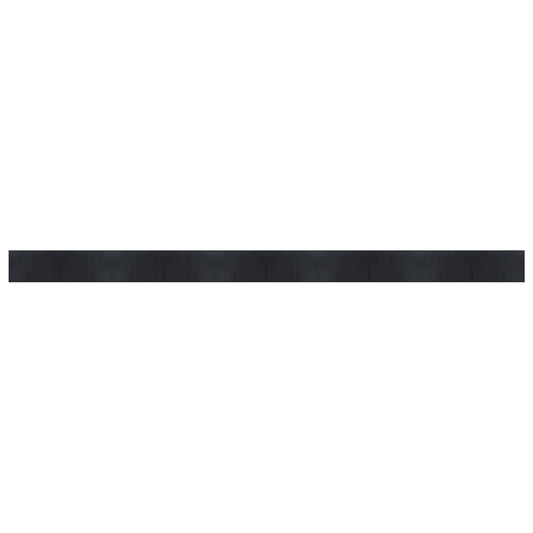 vidaXL Rug Rectangular Black 60x1000 cm Bamboo
