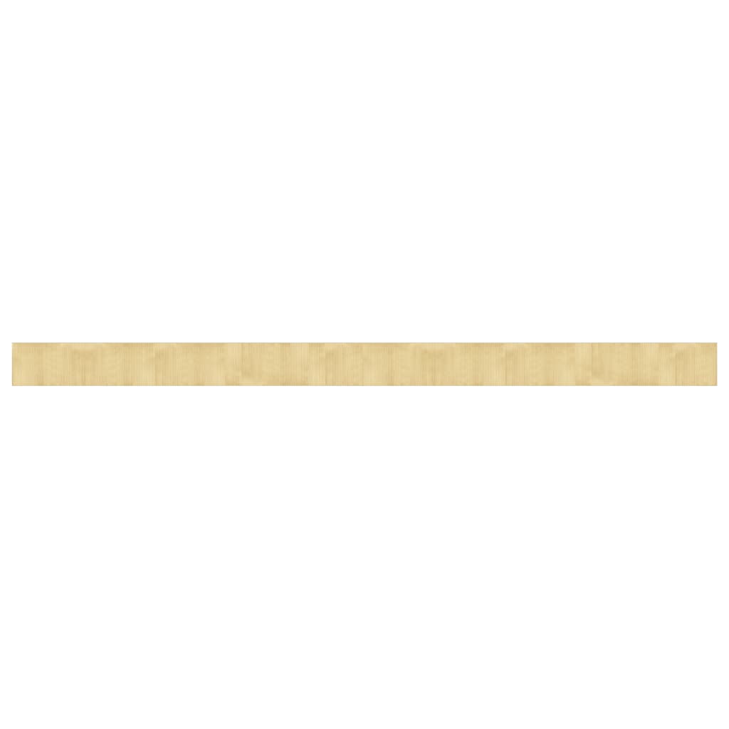 vidaXL Rug Rectangular Light Natural 60x1000 cm Bamboo