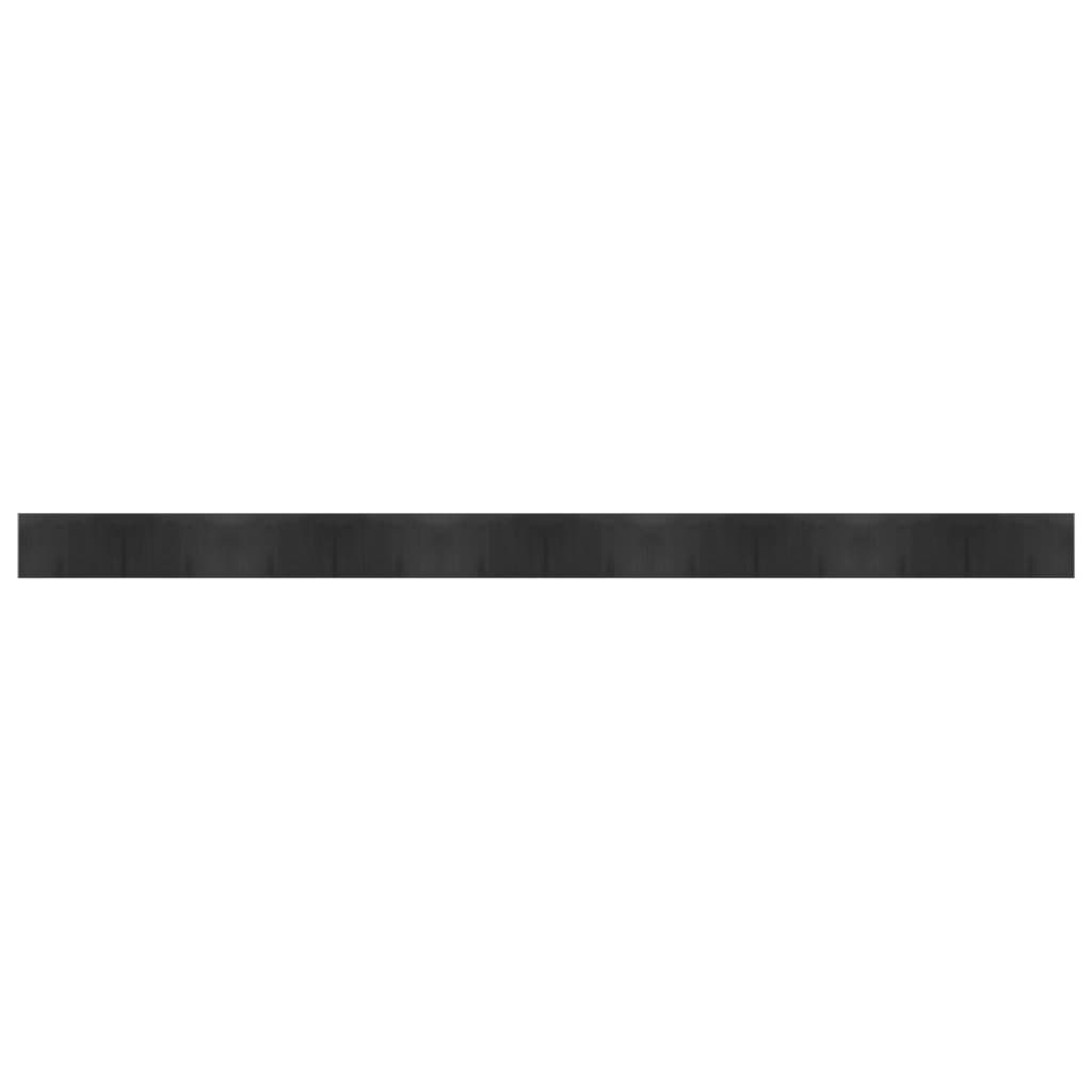 vidaXL Rug Rectangular Grey 60x1000 cm Bamboo