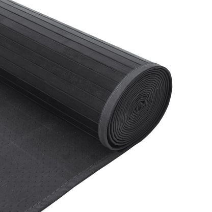 vidaXL Rug Rectangular Grey 60x1000 cm Bamboo