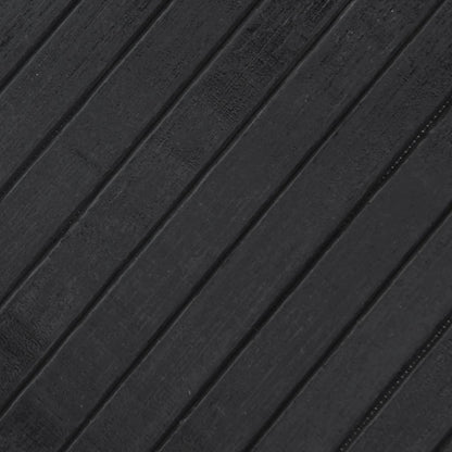 vidaXL Rug Rectangular Grey 60x1000 cm Bamboo