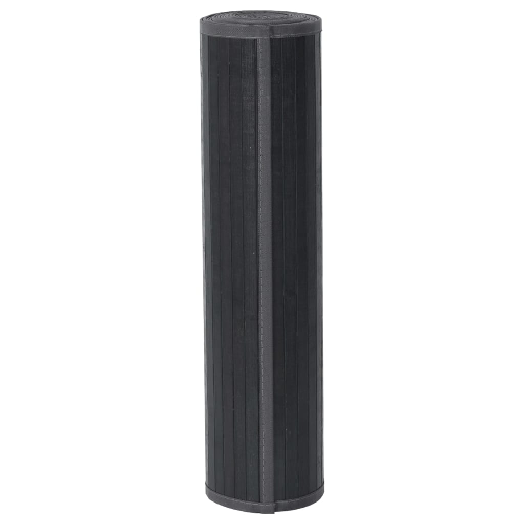 vidaXL Rug Rectangular Grey70x100 cm Bamboo