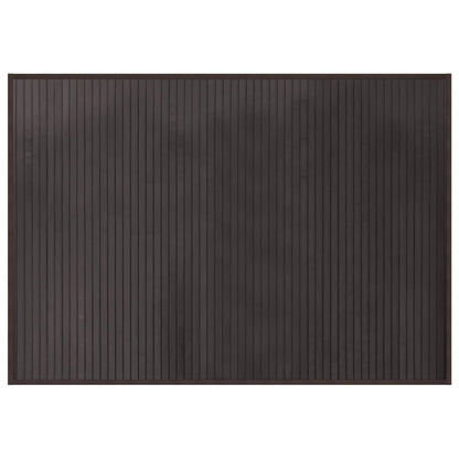 vidaXL Rug Rectangular Dark Brown 70x100 cm Bamboo