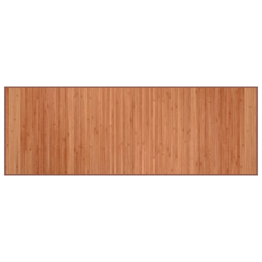 vidaXL Rug Rectangular Brown70x200 cm Bamboo