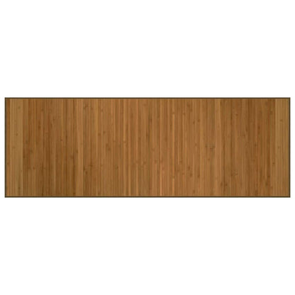vidaXL Rug Rectangular Brown 70x200 cm Bamboo