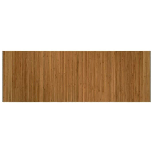 vidaXL Rug Rectangular Brown 70x200 cm Bamboo