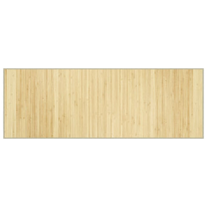 vidaXL Rug Rectangular Light Natural 70x200 cm Bamboo