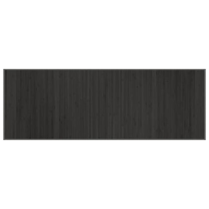 vidaXL Rug Rectangular Grey 70x200 cm Bamboo