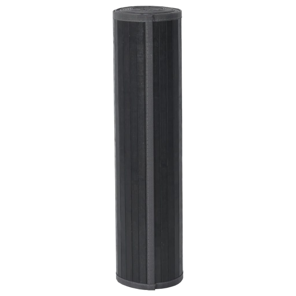 vidaXL Rug Rectangular Grey70x200 cm Bamboo