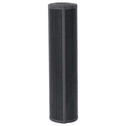 vidaXL Rug Rectangular Grey70x200 cm Bamboo