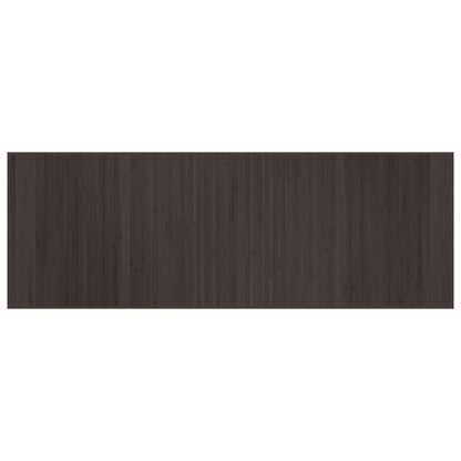 vidaXL Rug Rectangular Dark Brown 70x200 cm Bamboo