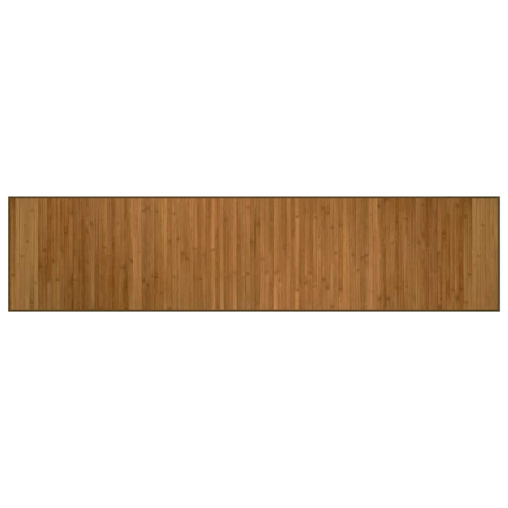 vidaXL Rug Rectangular Brown 70x300 cm Bamboo