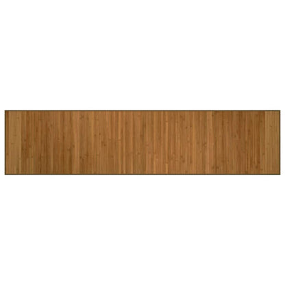vidaXL Rug Rectangular Brown 70x300 cm Bamboo