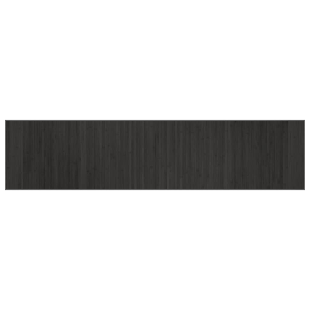 vidaXL Rug Rectangular Grey70x300 cm Bamboo