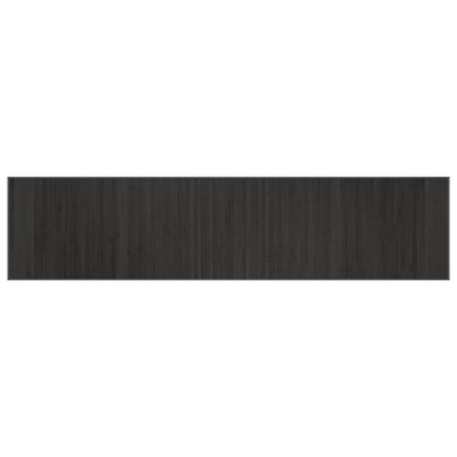 vidaXL Rug Rectangular Grey70x300 cm Bamboo