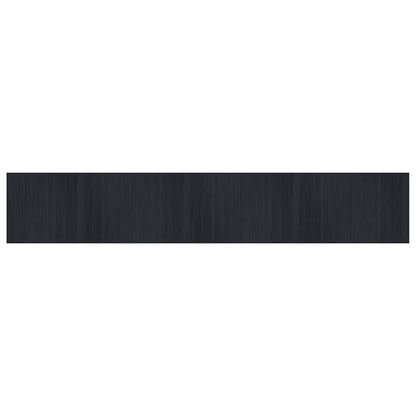 vidaXL Rug Rectangular Black 70x400 cm Bamboo