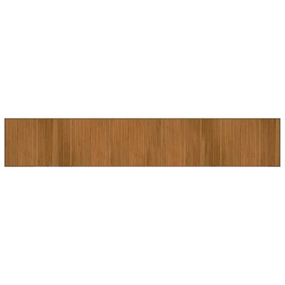 vidaXL Rug Rectangular Brown 70x400 cm Bamboo