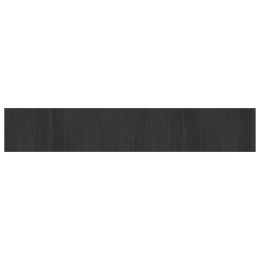 vidaXL Rug Rectangular Grey 70x400 cm Bamboo