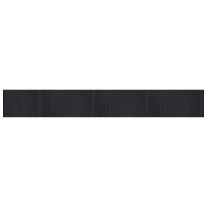 vidaXL Rug Rectangular Black 70x500 cm Bamboo