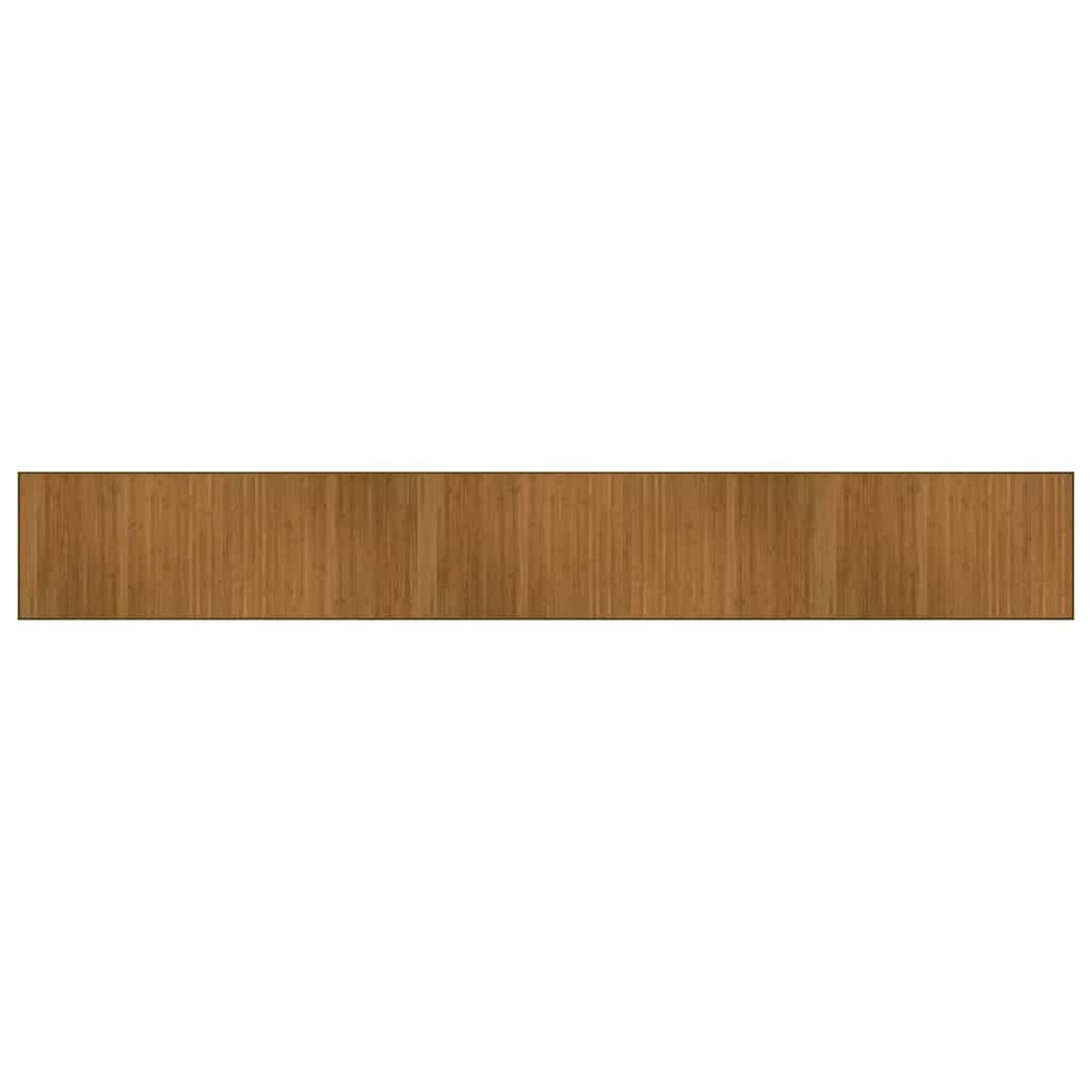 vidaXL Rug Rectangular Brown 70x500 cm Bamboo