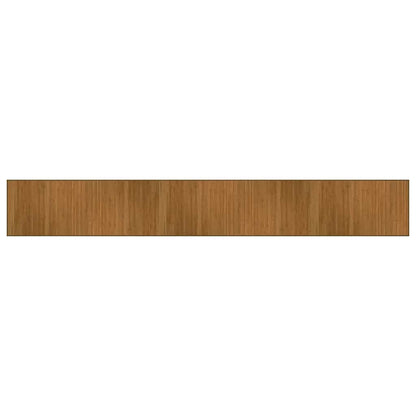 vidaXL Rug Rectangular Brown 70x500 cm Bamboo