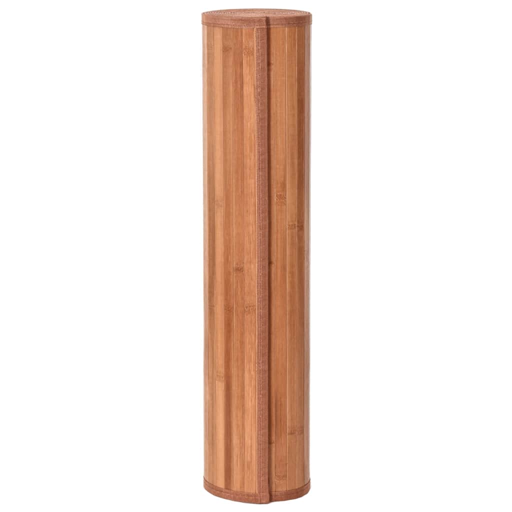 vidaXL Rug Rectangular Brown 70x500 cm Bamboo