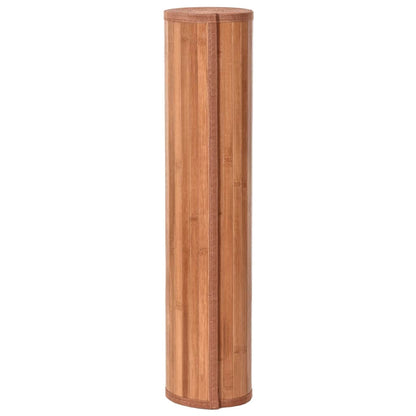 vidaXL Rug Rectangular Brown 70x500 cm Bamboo