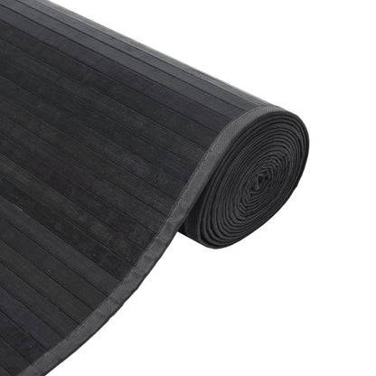 vidaXL Rug Rectangular Grey 70x500 cm Bamboo