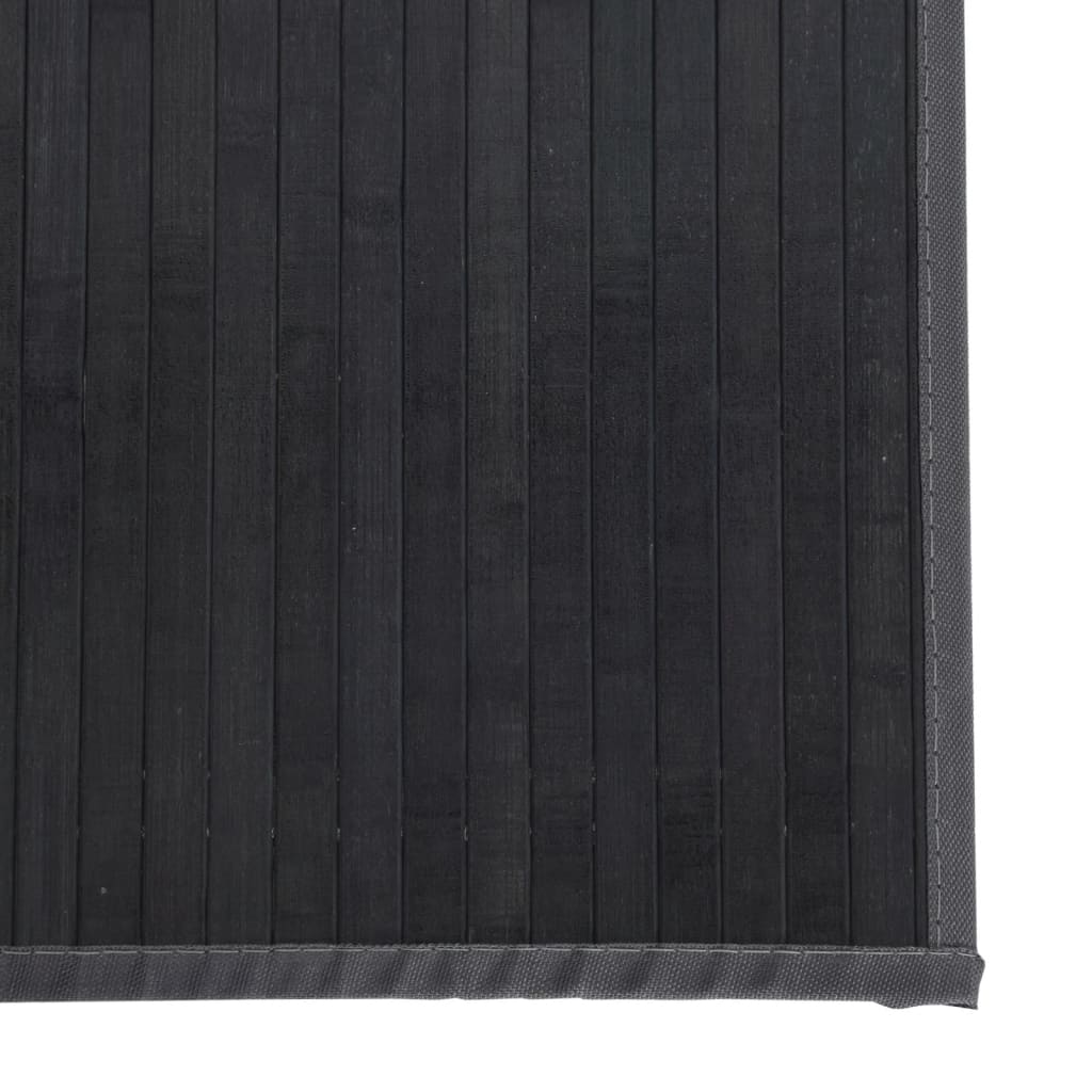 vidaXL Rug Rectangular Grey 70x500 cm Bamboo