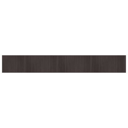 vidaXL Rug Rectangular Dark Brown 70x500 cm Bamboo