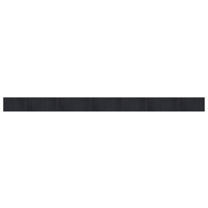 vidaXL Rug Rectangular Black 70x1000 cm Bamboo
