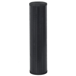 vidaXL Rug Rectangular Black70x1000 cm Bamboo
